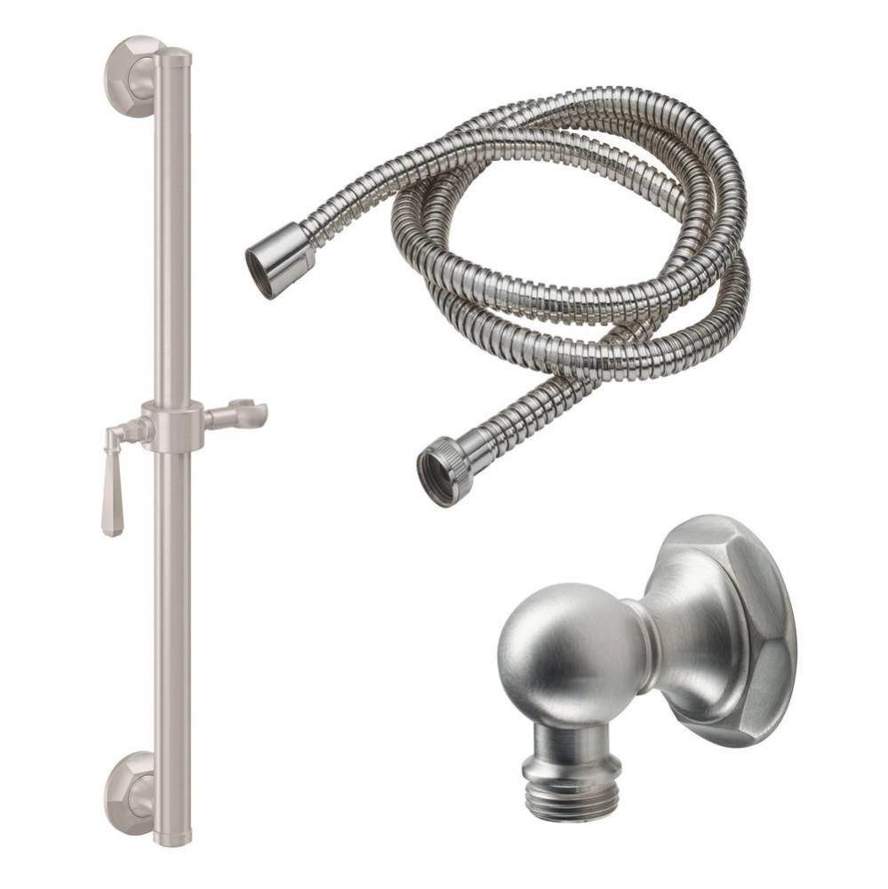 24'' Grab Bar Handshower Kit - Lever Handle with Hex Base