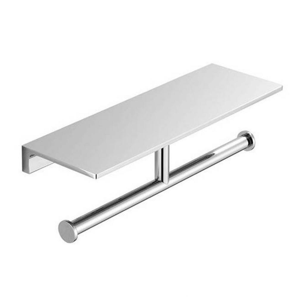 Double Paper Holder with Shelf