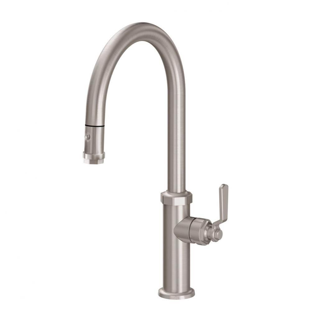 Pull-Down Kitchen Faucet - High Spoutwith Ball Lever Handle