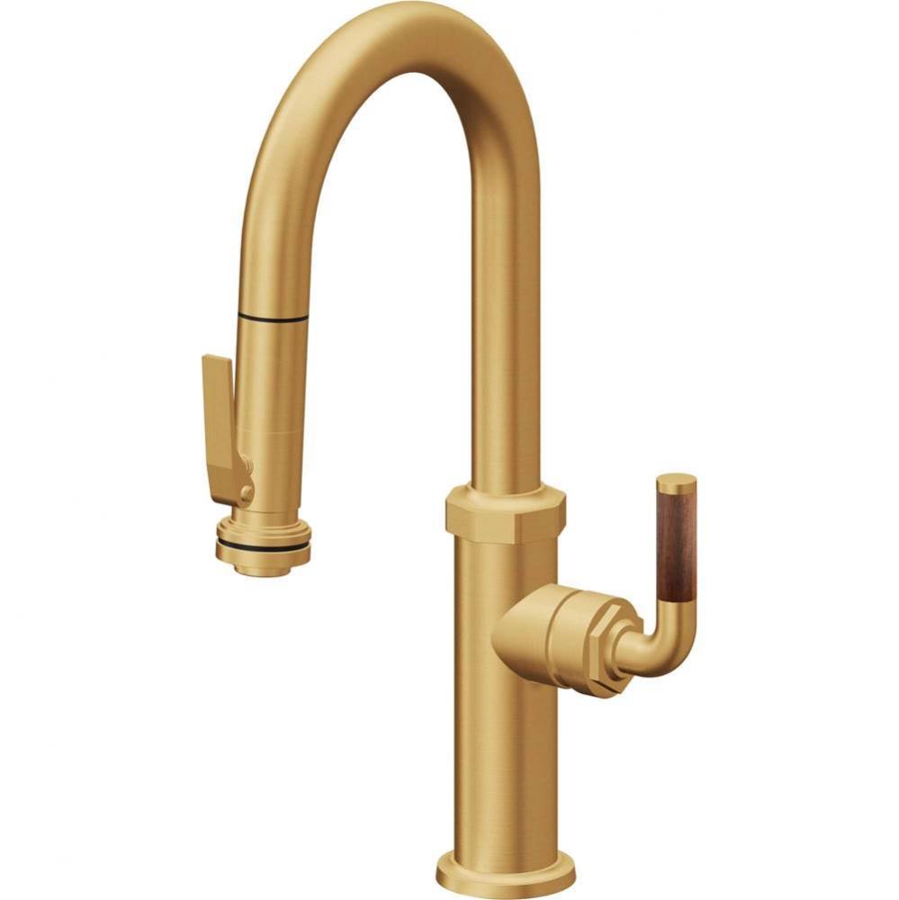 Pull-Down Prep/Bar Faucet with Squeeze Sprayer