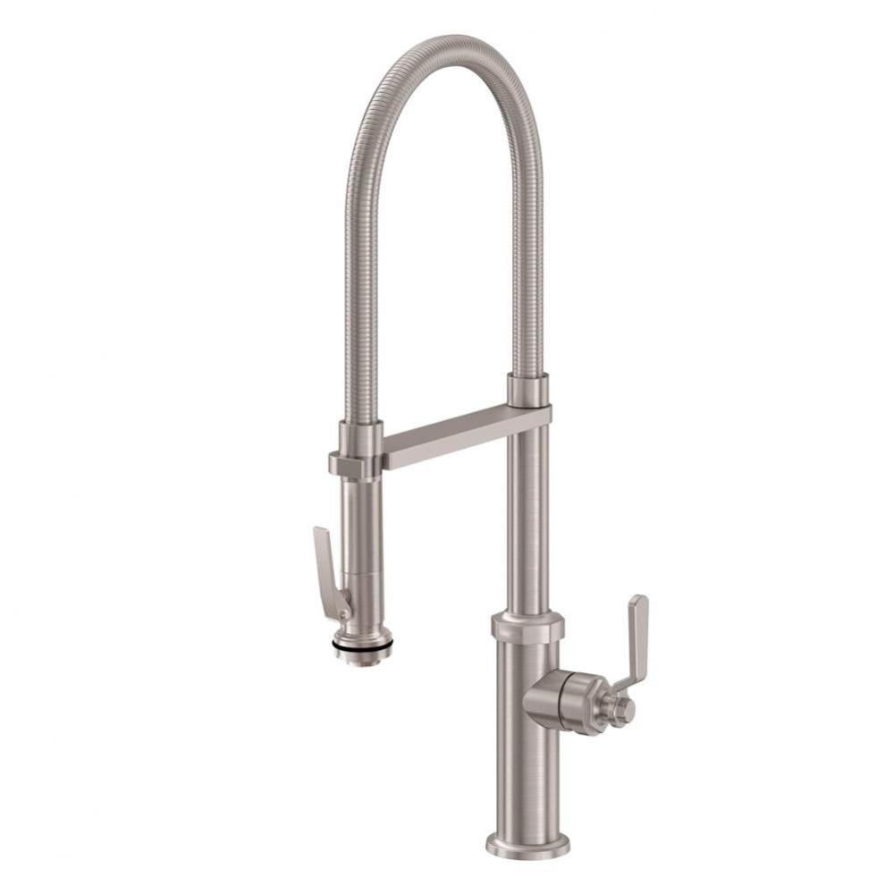 Squeeze Lever Culinary Kitchen Faucet