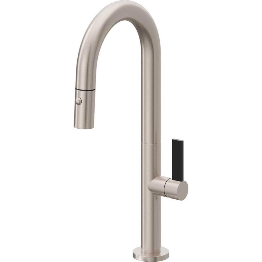 Pull-Down Prep/Bar Faucet with Button Sprayer