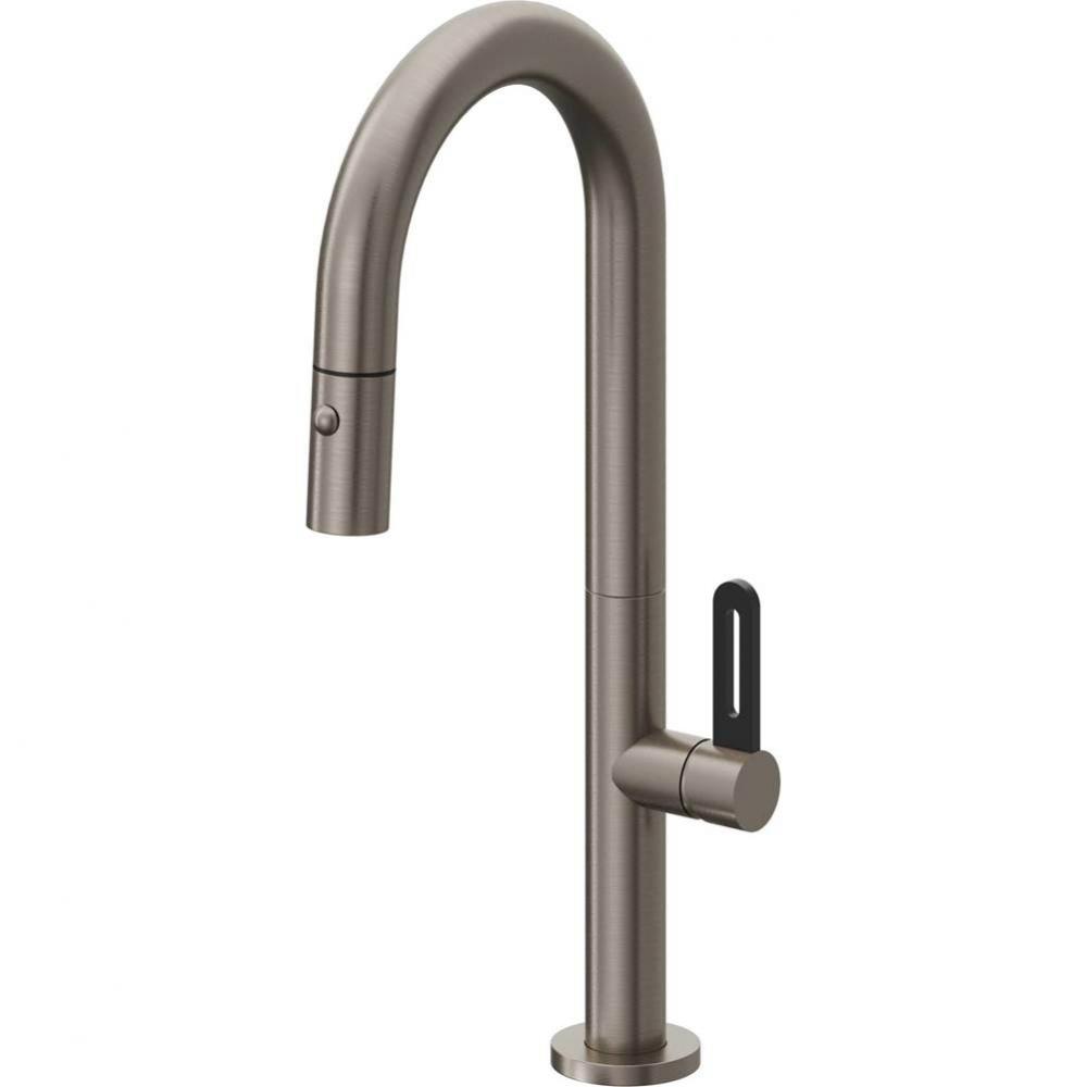Pull-Down Prep/Bar Faucet with Button Sprayer