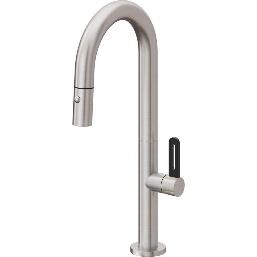 Pull-Down Prep/Bar Faucet with Button Sprayer