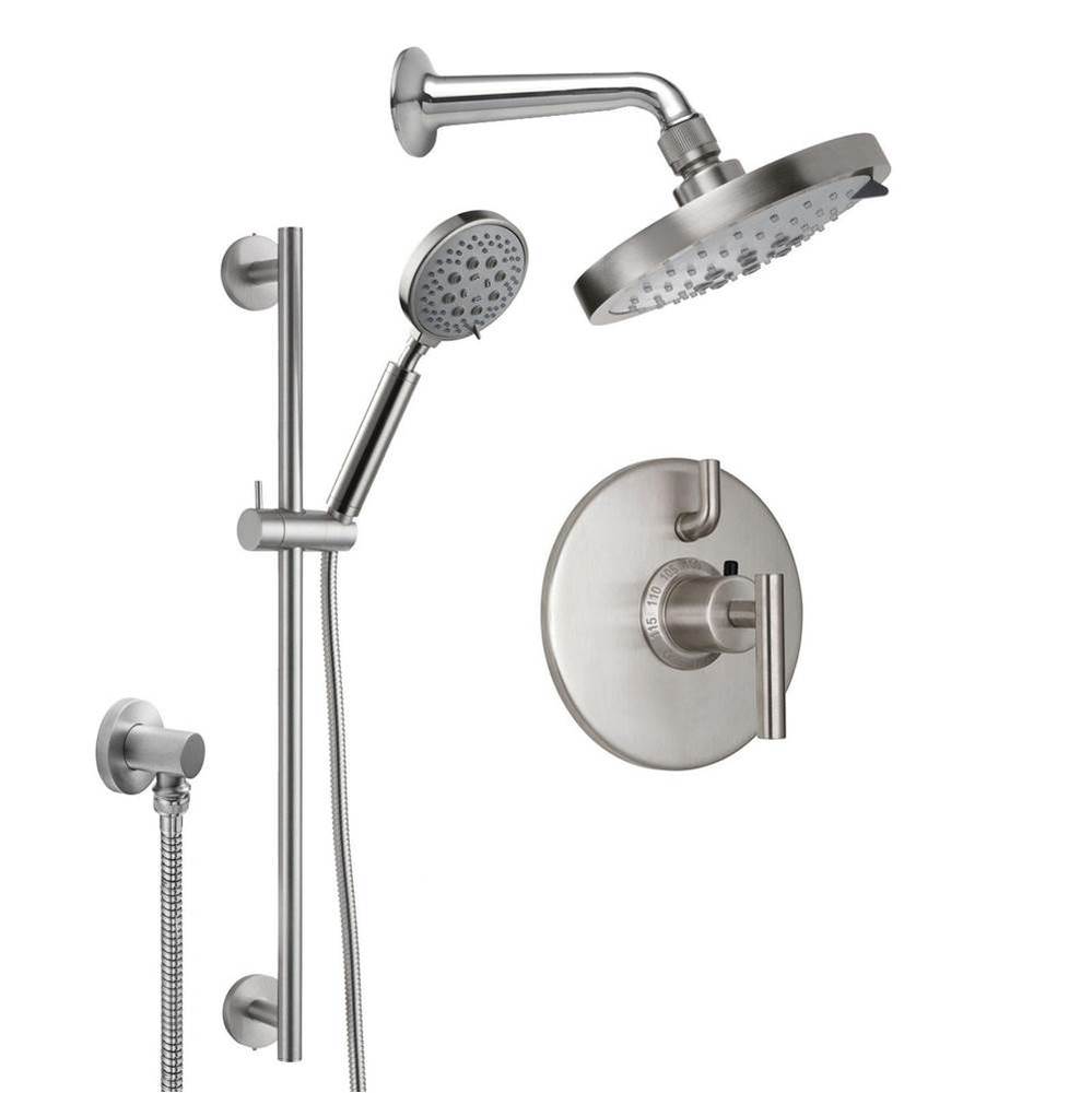 Tiburon Styletherm 1/2'' Thermostatic Shower System with Hand Shower Slide Bar