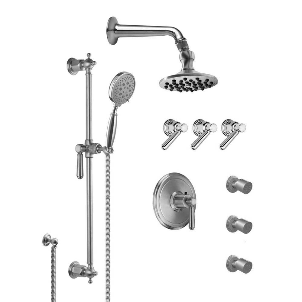 Montecito Styletherm 3/4'' Thermostatic Shower System with Body Spray, Hand Shower on Sl