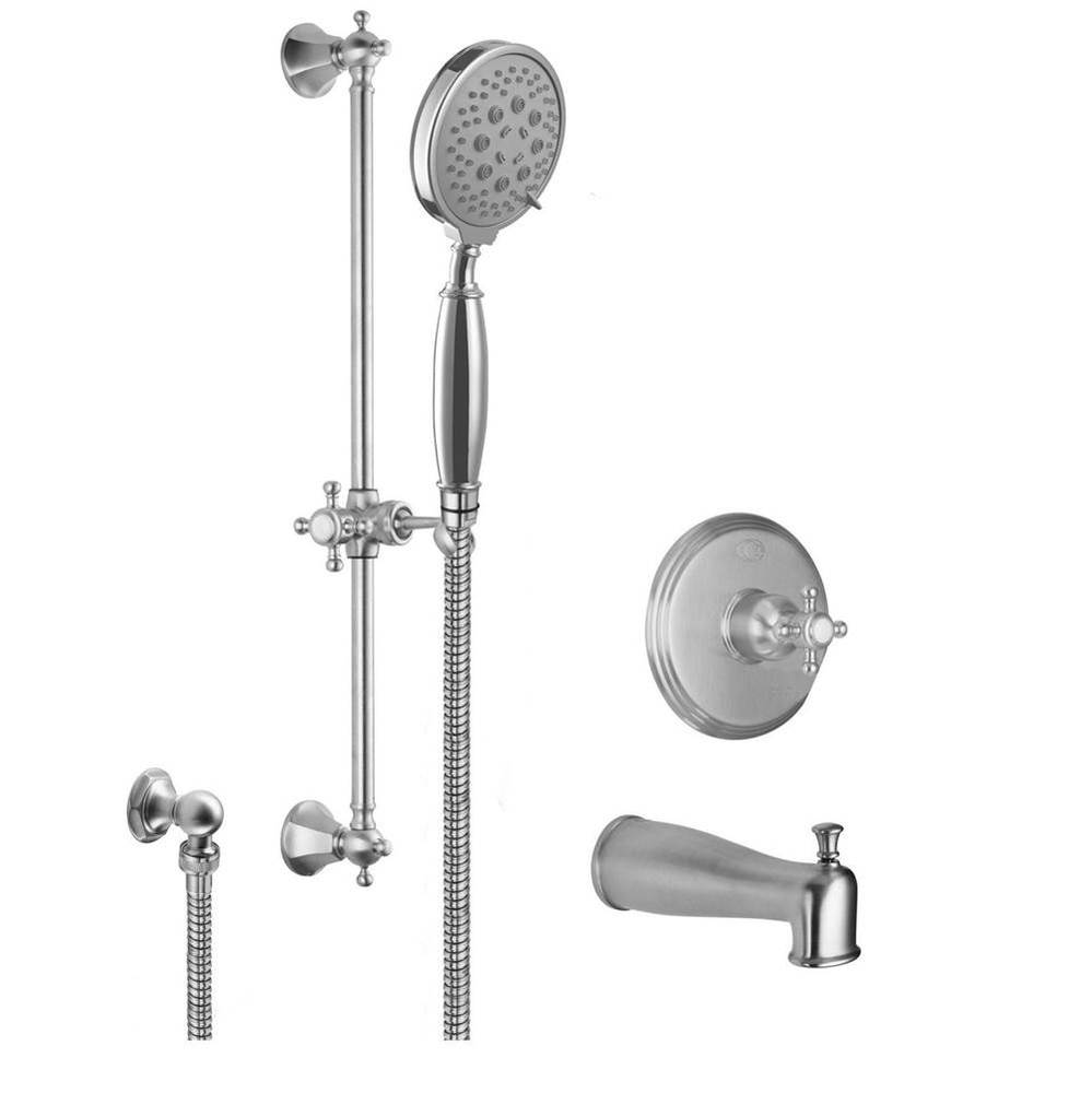 Monterey  Pressure Balance Shower System with Hand Shower on Slide Bar and Tub Spout