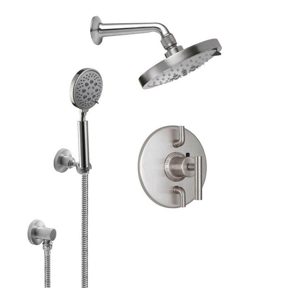 Tiburon Styletherm 1/2'' Thermostatic Shower System with Shower Head and Hand Shower on