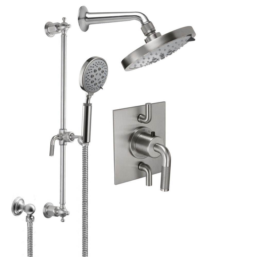 Descanso Styletherm 1/2'' Thermostatic Shower System with Showerhead and Hand Shower on