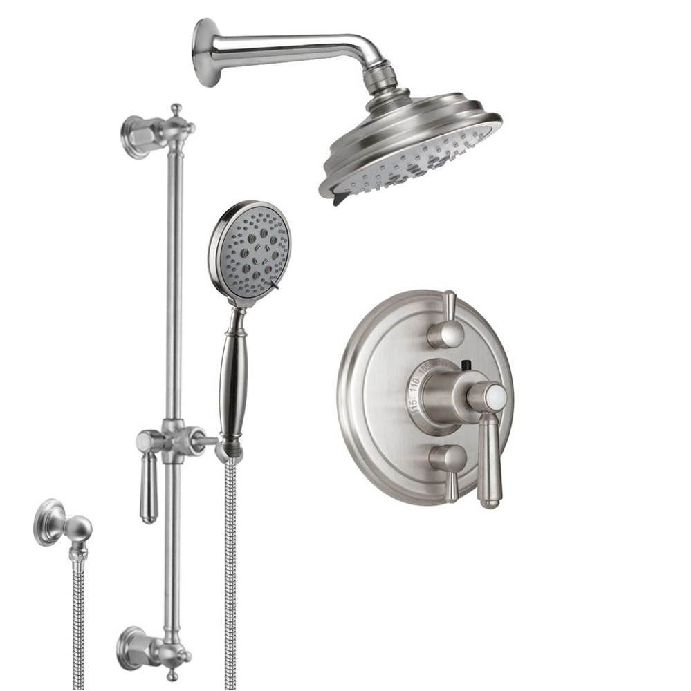 Montecito Styletherm 1/2'' Thermostatic Shower System with Showerhead and Hand Shower on