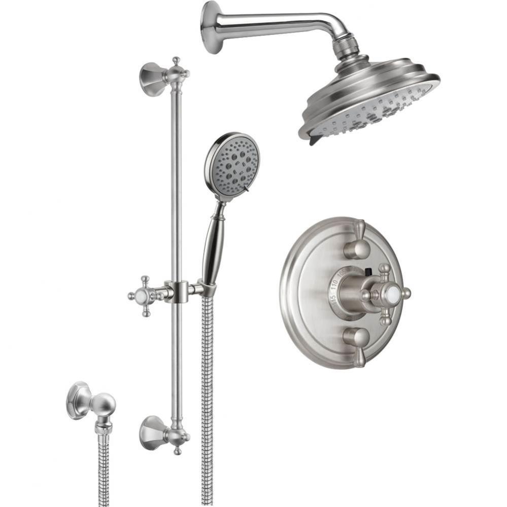 Monterey StyleTherm® 1/2'' Thermostatic Shower System with Showerhead and Handshowe