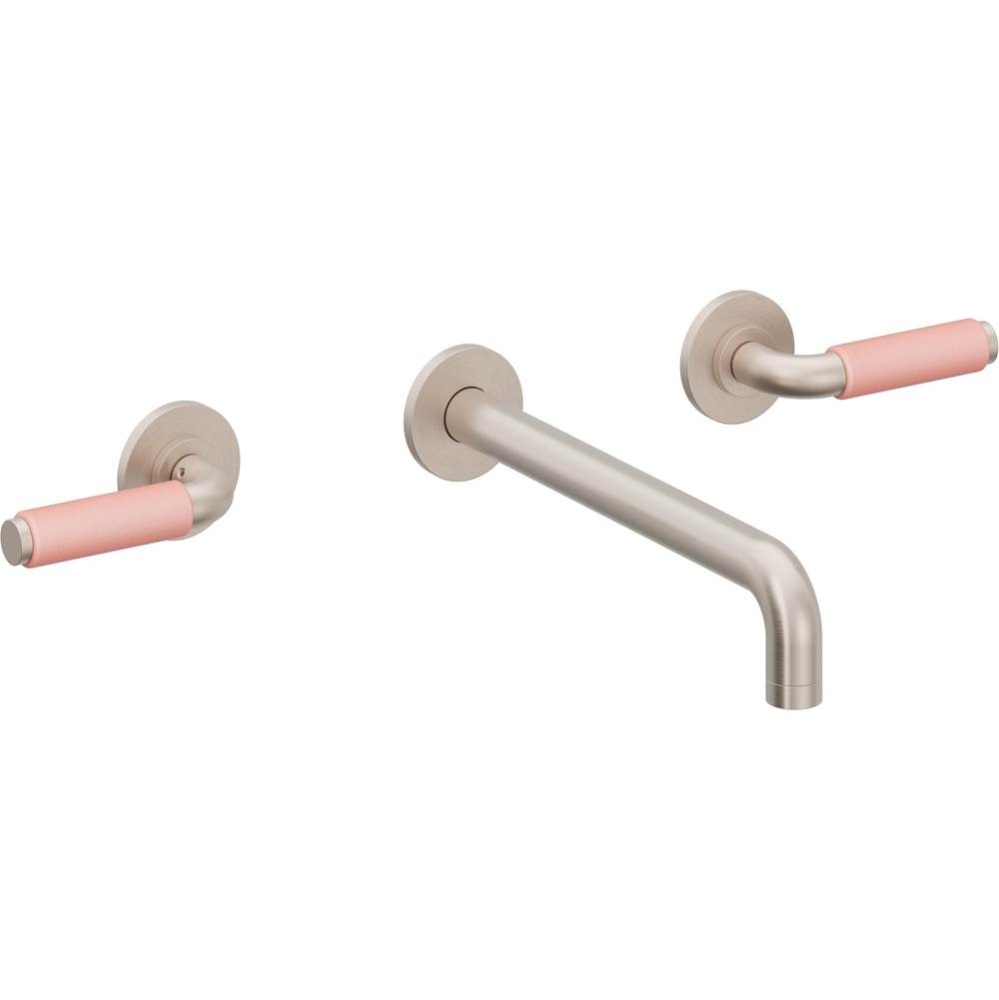 Two Handle Lavatory Wall Faucet Trim Only