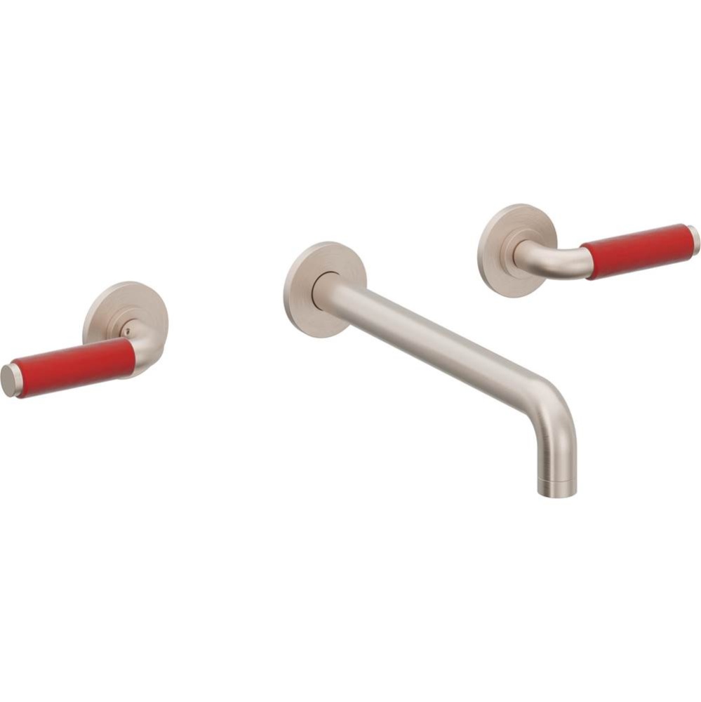 Two Handle Lavatory Wall Faucet Trim Only