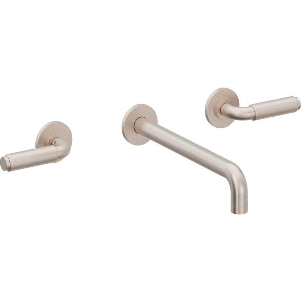 Two Handle Lavatory Wall Faucet Trim Only