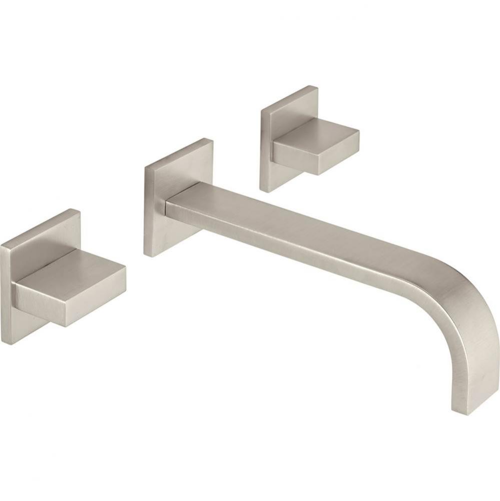 Two Handle Lavatory Wall Faucet Trim Only