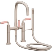 California Faucets 0808-41-PP.20-PC - Contemporary Deck Mount Tub Filler