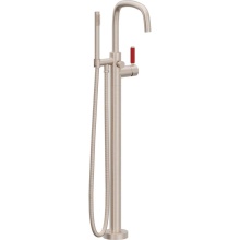 California Faucets 0811-41-RD.20-PC - Contemporary Single Hole Floor Mount Tub Filler - Quad Arc Spout