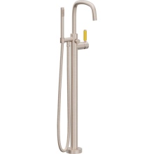 California Faucets 0811-41-YP.18-PC - Contemporary Single Hole Floor Mount Tub Filler - Quad Arc Spout