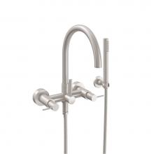 California Faucets 1106-E5.18-RBZ - Contemporary Wall Mount Tub Filler