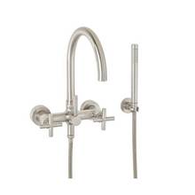 California Faucets 1106-65.18-RBZ - Contemporary Wall Mount Tub Filler