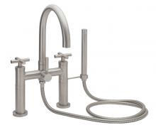 California Faucets 1108-62.20-RBZ - Contemporary Deck Mount Tub Filler