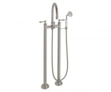 California Faucets 1303-42.20-PC - Traditional Floor Mount Tub Filler