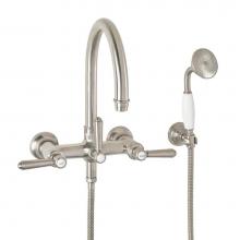 California Faucets 1306-67.20-PC - Traditional Wall Mount Tub Filler