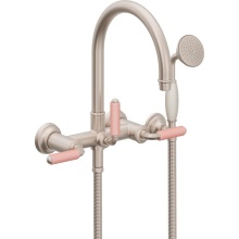 California Faucets 1306-60-PP.20-PC - Traditional Wall Mount Tub Filler - Arc Spout