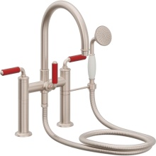 California Faucets 1308-60-RD.20-PC - Traditional Deck Mount Tub Filler - Arc Spout