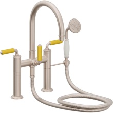 California Faucets 1308-60-YP.18-PC - Traditional Deck Mount Tub Filler - Arc Spout