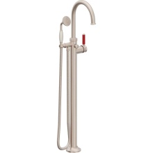 California Faucets 1311-60-RD.20-PC - Traditional Single Hole Floor Mount Tub Filler - Arc Spout