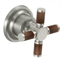 California Faucets TO-30XT-W-PC - Wall or Deck Handle Trim Only - Teak Handle
