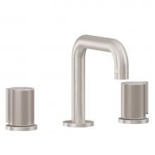 California Faucets 3902QKZBF-SN - 8'' Widespread Lavatory Faucet with Completely Finished ZeroDrain®