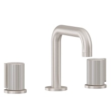 California Faucets 3902QPZBF-SN - 8'' Widespread Lavatory Faucet with Completely Finished ZeroDrain®