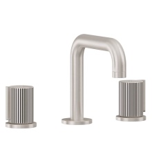 California Faucets 3902QPIZBF-SN - 8'' Widespread Lavatory Faucet with Completely Finished ZeroDrain®