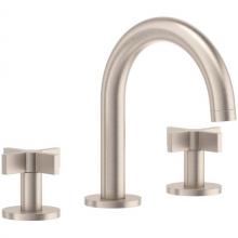 California Faucets 4002MXZBF-SN - 8'' Widespread Lavatory Faucet with Completely Finished ZeroDrain®