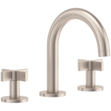 California Faucets 4002MXZBF-SN - 8'' Widespread Lavatory Faucet with Completely Finished ZeroDrain®
