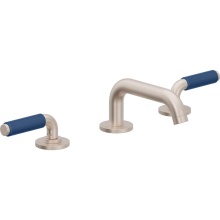 California Faucets 4102-BP-PC - 8'' Widespread Lavatory Faucet - Low Quad Spout