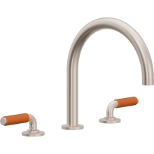 California Faucets 4108-OP-PC - Complete Roman Tub Set