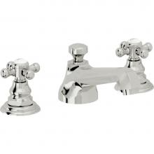 California Faucets 6002XZBF-PC - 8'' Widespread Lavatory Faucet with Completely Finished ZeroDrain