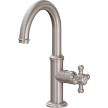 California Faucets 6009-1-PC - Single Hole Lavatory/Bar/Prep Faucet - Low Spout