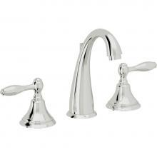 California Faucets 6402ZBF-PC - 8'' Widespread Lavatory Faucet with Completely Finished ZeroDrain