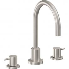 California Faucets 6202ZBF-USS - 8'' Widespread Lavatory Faucet with Completely Finished ZeroDrain