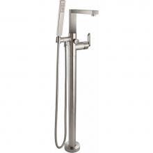 California Faucets 7711-H45.18-PC - Modern Single Hole Floor Mount Tub Filler