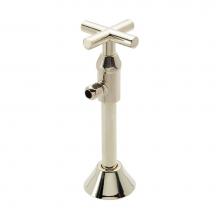 California Faucets 9005-30F-ACF - Deluxe Angle Stop With Flange And Decorative Handle