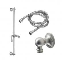 California Faucets 9129-46-RBZ - Slide Bar Handshower Kit  - Lever Handle With Hex Base
