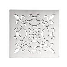 California Faucets 9176-A-MOB - Fleur StyleDrain ® Trim Grid Only