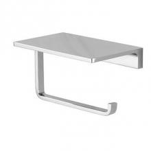 SINGLE PAPER HOLDER WITH SHELF