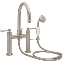 California Faucets 1308-59.20-PC - Traditional Deck Mount Tub Filler