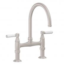 California Faucets K10-120-35-PC - Bridge Kitchen Faucet